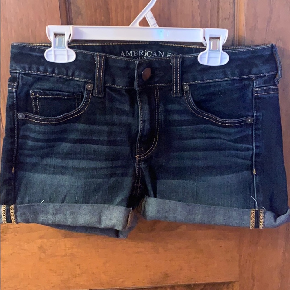 COPY - American eagle dark washed Jean shorts siz…